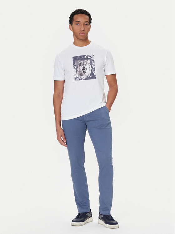BOSS BOSS Чино панталони 50547865 Син Slim Fit