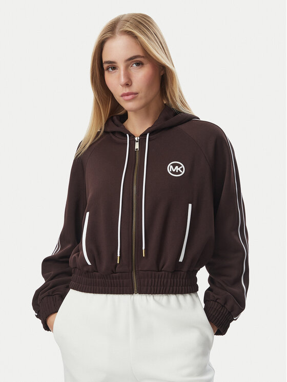 MICHAEL Michael Kors MICHAEL Michael Kors Hanorac MR651X2K8N Maro închis Regular Fit