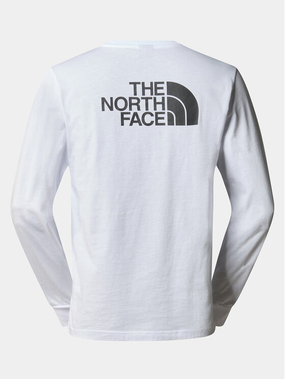 The North Face The North Face Тениска с дълъг ръкав Easy NF0A87N8 Бял Regular Fit