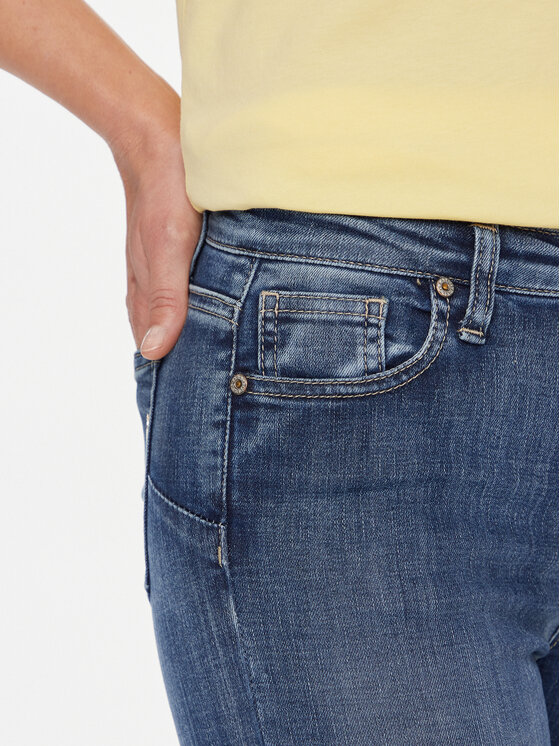 Please Please Τζιν P0SWYR7W7N Σκούρο μπλε Skinny Fit