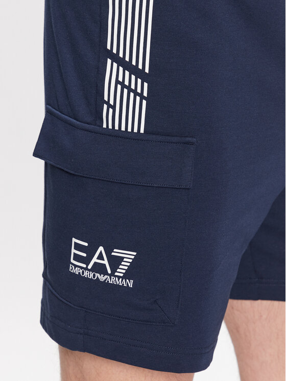 EA7 Emporio Armani EA7 Emporio Armani Szorty sportowe 3RPS55 PJLIZ 1554 Granatowy Regular Fit