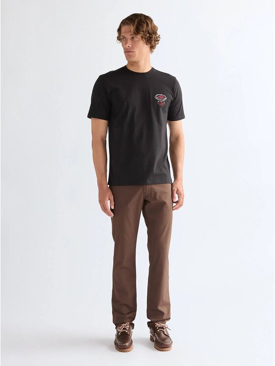 Wrangler Wrangler Pantaloni di tessuto GREENSBORO Marrone Regular Fit