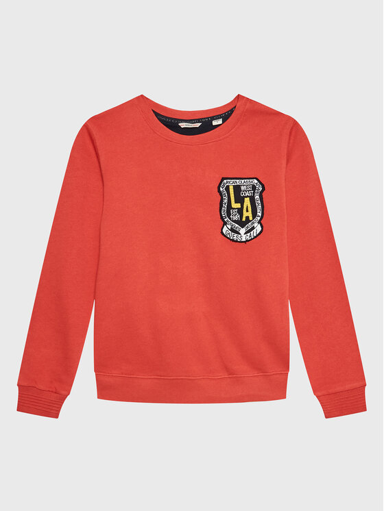 Guess Guess Sweatshirt L3RQ01 KBLB0 Rot Regular Fit
