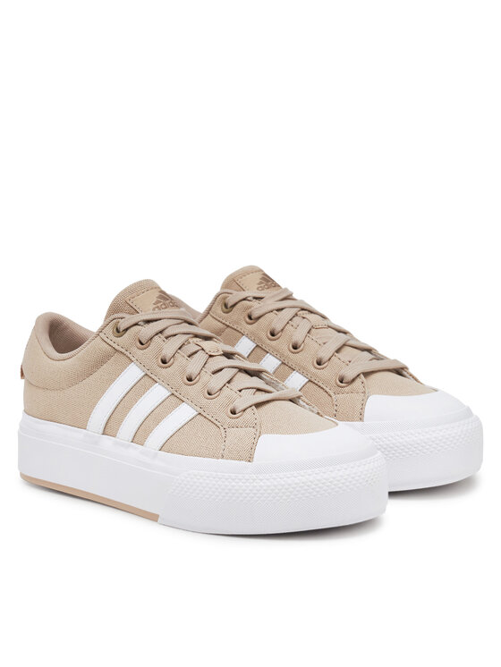adidas adidas Sneakersy Bravada 2.0 Platform JI1798 Beżowy