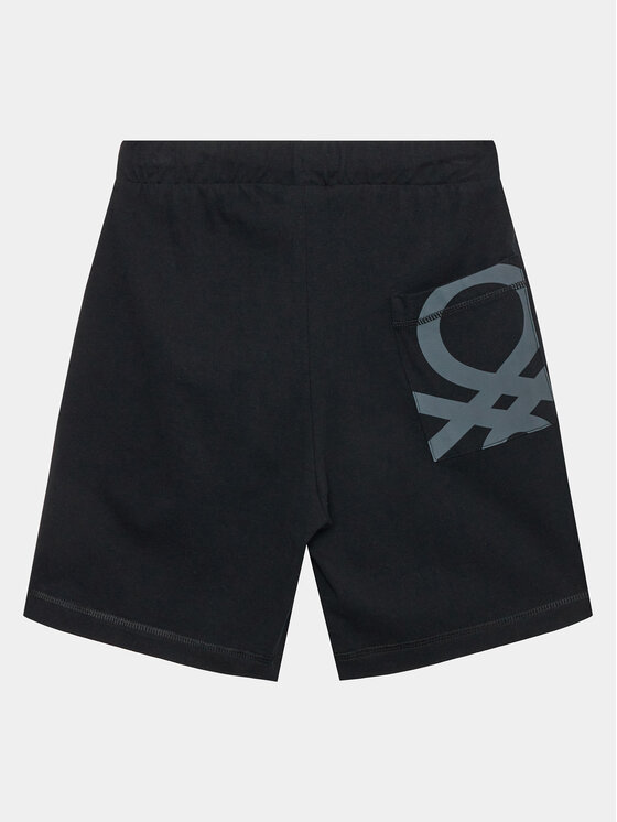 United Colors Of Benetton United Colors Of Benetton Sportiniai šortai 3BL0C901H Juoda Regular Fit