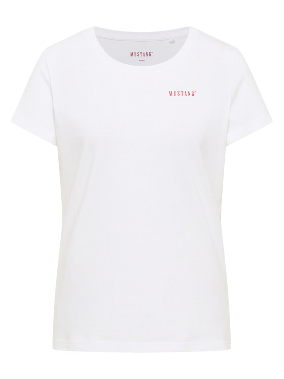 Mustang Mustang T-Shirt Alma 1016748 Bílá Regular Fit
