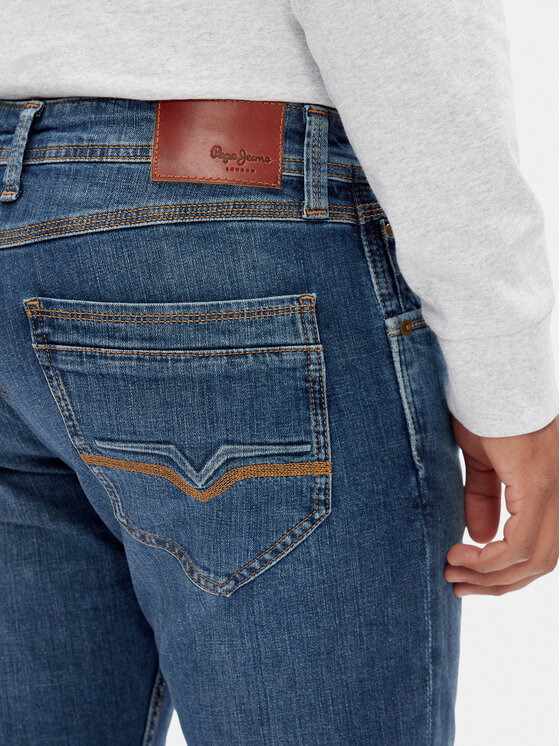 Pepe Jeans Pepe Jeans Blugi PM207391 Albastru Tapered Fit