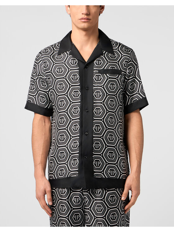 PHILIPP PLEIN PHILIPP PLEIN Koszula 30485 Czarny Regular Fit