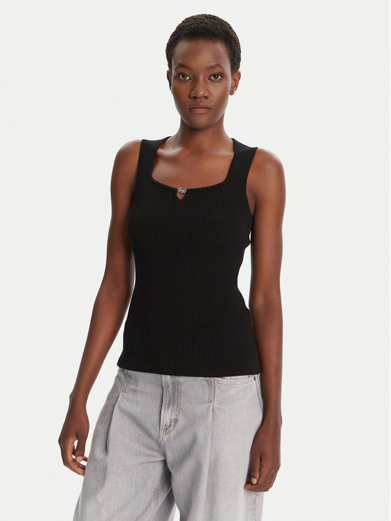 BOSS BOSS топ Fiura 50543939 Черен Regular Fit