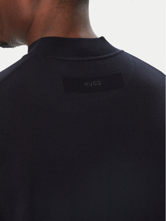 HUGO HUGO Džemper San Marc 50546856 Tamnoplava Slim Fit