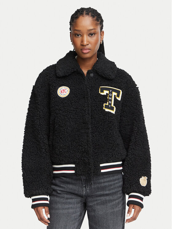 Tommy Jeans Tommy Jeans Μπόμπερ μπουφάν Varsity  DW0DW23426 Σκούρο μπλε Regular Fit