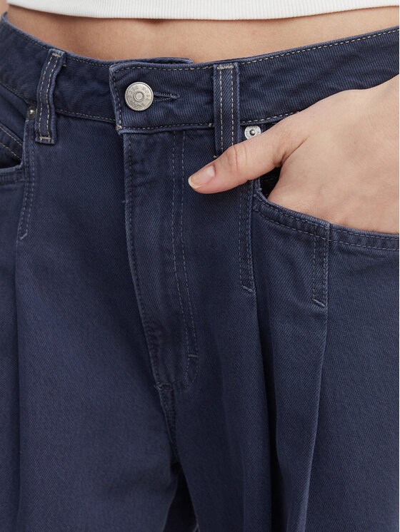 BOSS BOSS Jeans Slouchy 50552533 Blu scuro Wide Leg