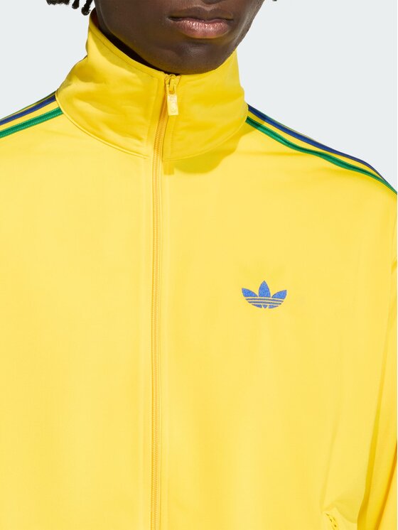 adidas adidas Bluza FIREBIRD Żółty Loose Fit