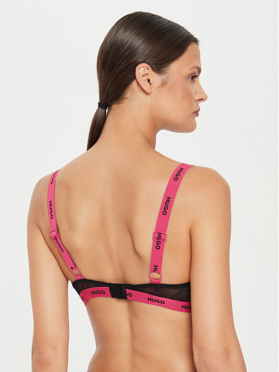 HUGO Hugo Bralette krūšturis 50520209 Melns