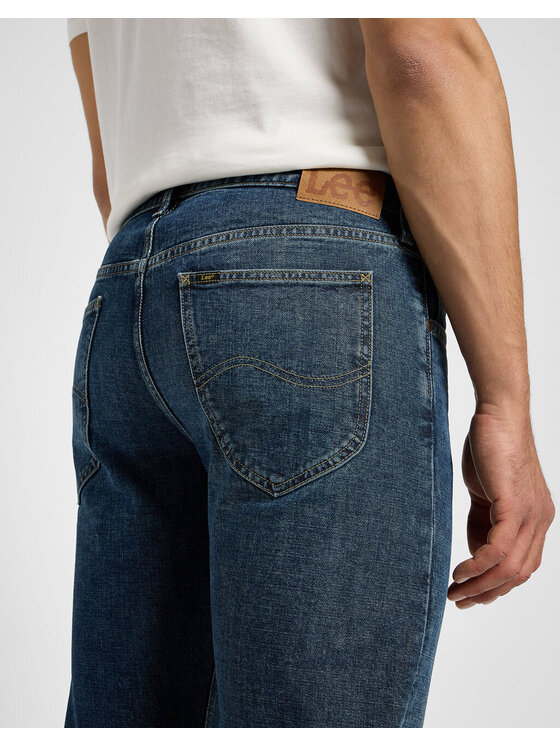 Lee Lee Jeansy DAREN ZIP FLY Niebieski Regular Fit