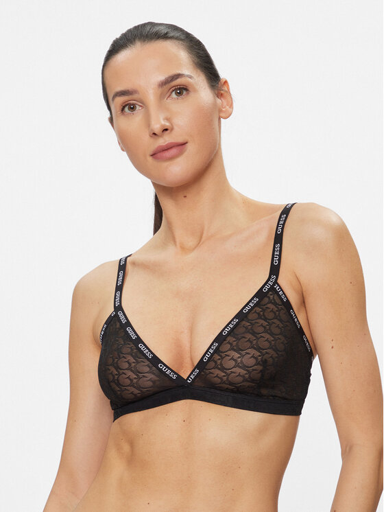 Guess Podprsenka Bralette O3BC18 KBXA0 Čierna