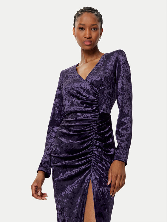 Rinascimento Rinascimento Koktel haljina CFC0121946003 Ljubičasta Regular Fit