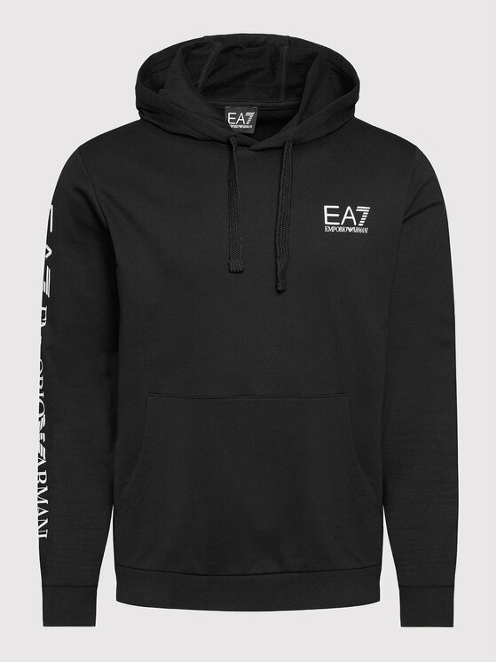 EA7 Emporio Armani EA7 Emporio Armani Mikina 8NPM18 PJ05Z 0203 Černá Regular Fit