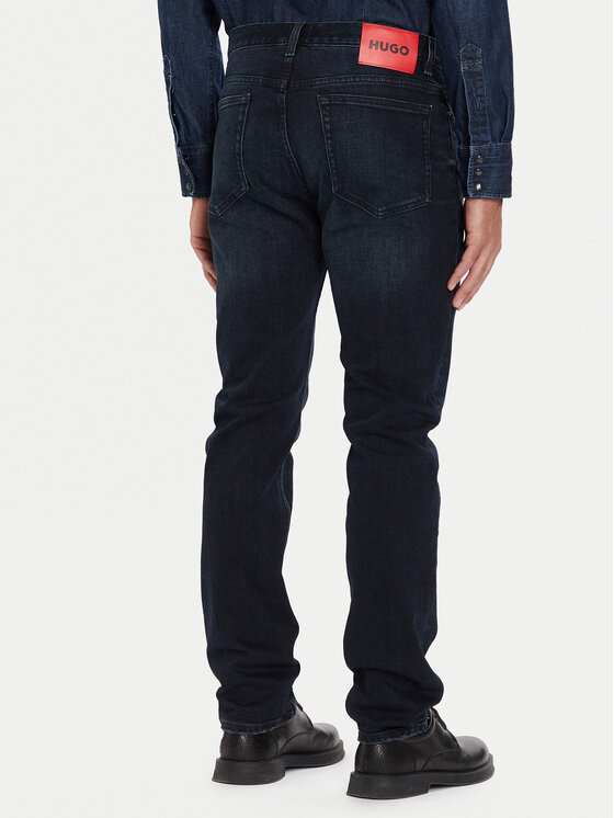 HUGO HUGO Jeansy 50547255 Tmavomodrá Slim Fit