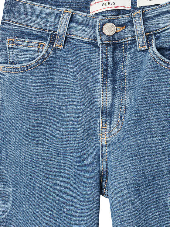 Guess Guess Jeansy J5YA11 D4MS0 Niebieski Palazzo Fit