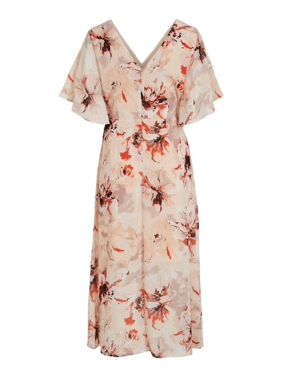 Vila Vila Vestito da giorno Karin 14083207 Beige Regular Fit