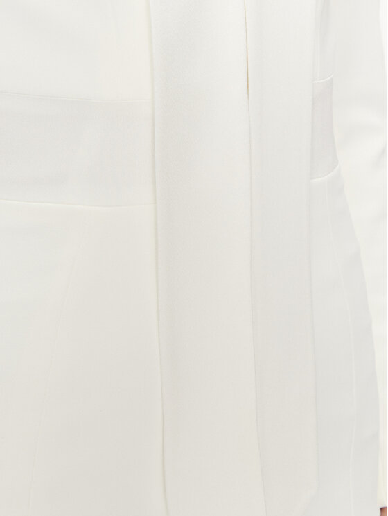 Elisabetta Franchi Elisabetta Franchi Koktejlové šaty AB-709-51E2-V550 Bílá Regular Fit