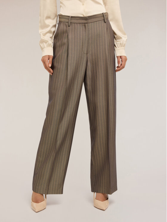 Motivi Motivi Pantaloni di tessuto P079Q004138N0Z5 Grigio Baggy Fit