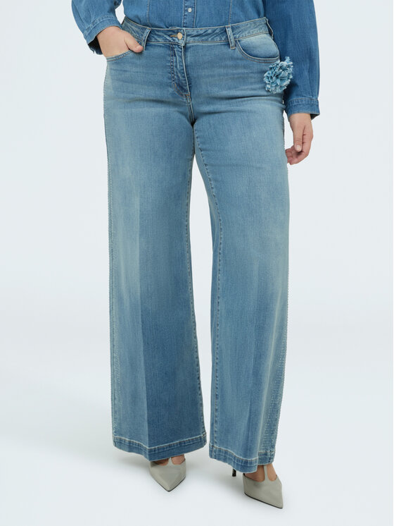 Fiorella Rubino Fiorella Rubino Jeans P463T605256N004 Turchese Regular Fit