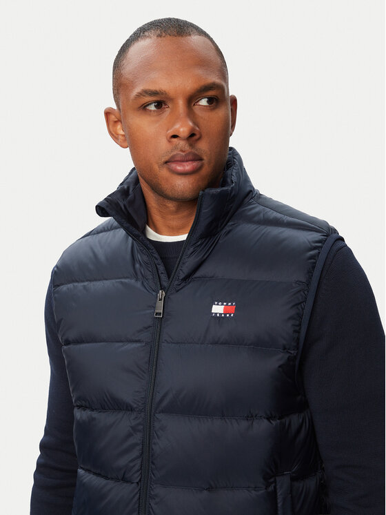 Tommy Jeans Tommy Jeans Telovnik DM0DM23232 Mornarsko modra Regular Fit
