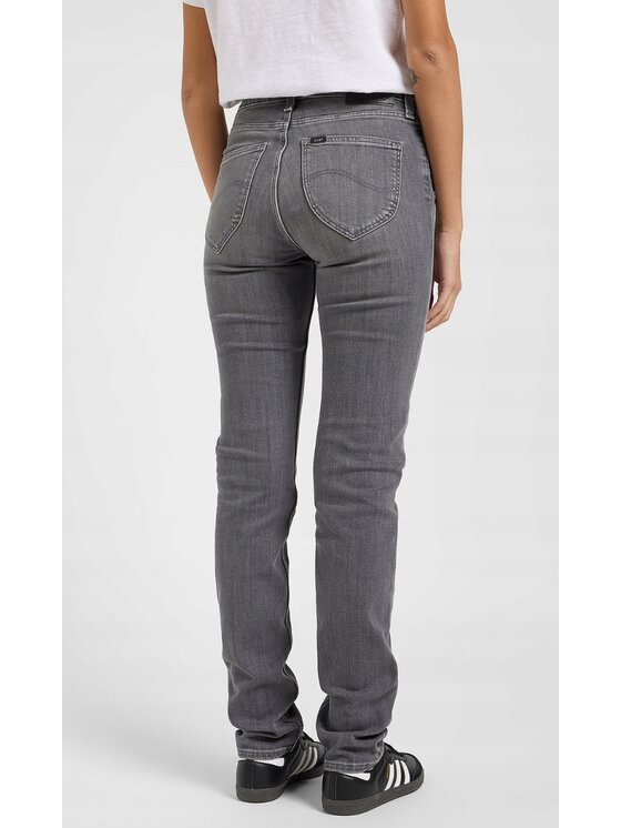 Lee Lee Jeans Marion Straight Grigio Straight Fit