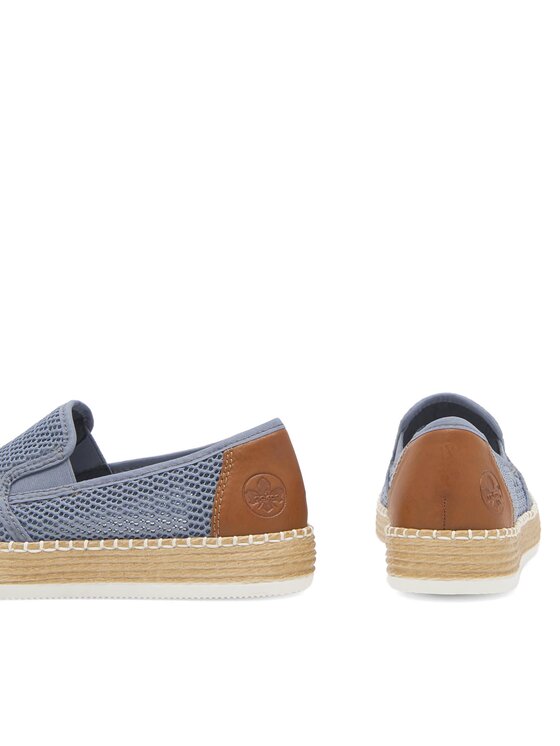 Rieker Rieker Espadryle L7873-12 Niebieski