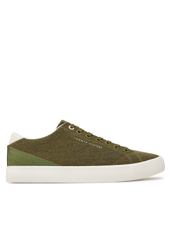 Teniși Tommy Hilfiger Th Hi Vulc Low Summer Cvs FM0FM05056 Verde