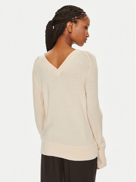 Calvin Klein Calvin Klein Džemper K20K207573 Bež Regular Fit