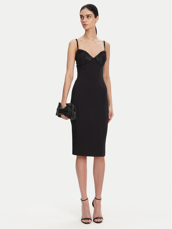 Elisabetta Franchi Elisabetta Franchi Koktélruha AB-702-51E2 Fekete Regular Fit