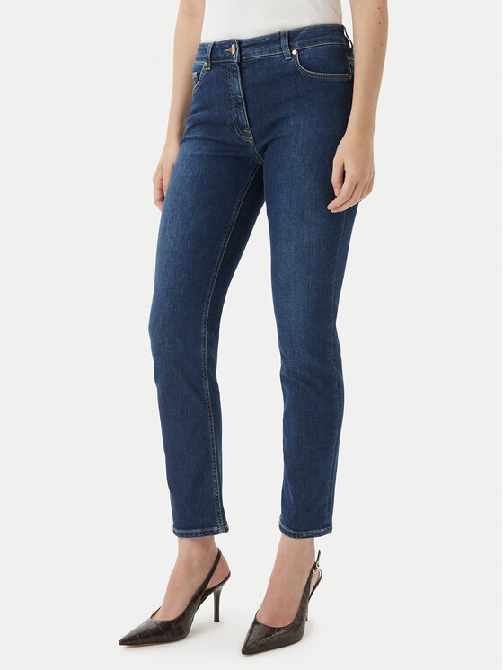 Luisa Spagnoli Blugi Alicudi 542850 Bleumarin Skinny Fit