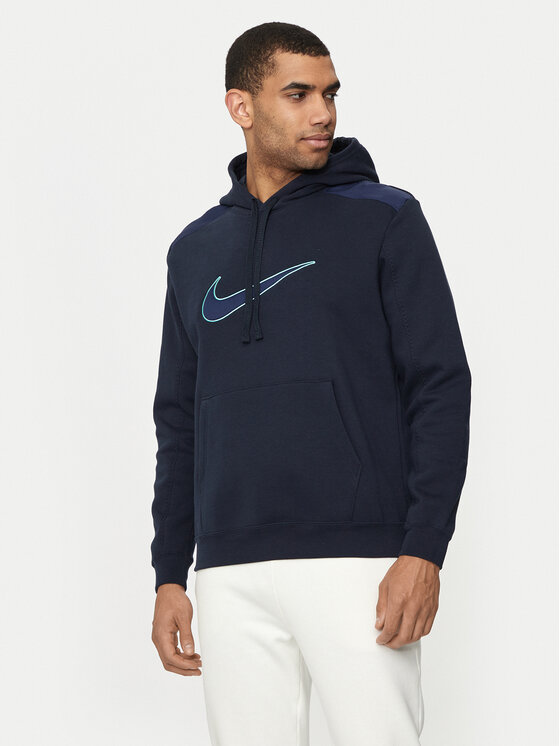 Nike Felpa FN0247 Blu scuro Regular Fit Modivo
