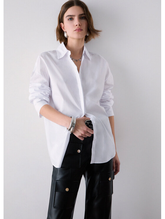 Liu Jo Liu Jo Camicia WF6271T741A11111 Bianco Regular Fit