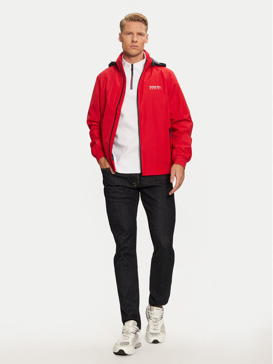 Pepe Jeans Pepe Jeans Neperpučiama striukė Red Bull Racing RM400006 Raudona Regular Fit