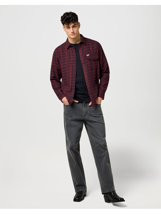 Wrangler Wrangler Hemd 1 PKT FLANNEL SHIRT Bunt Relaxed Fit