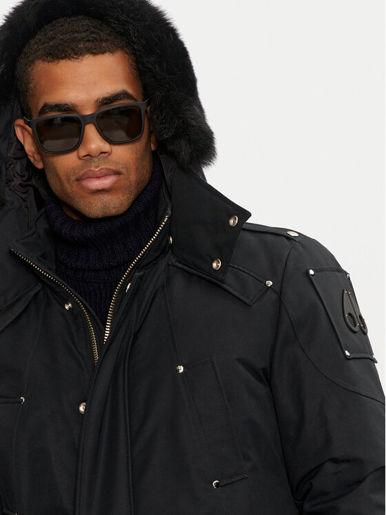 Moose Knuckles Moose Knuckles Kurtka puchowa M32MP261SX Granatowy Regular Fit