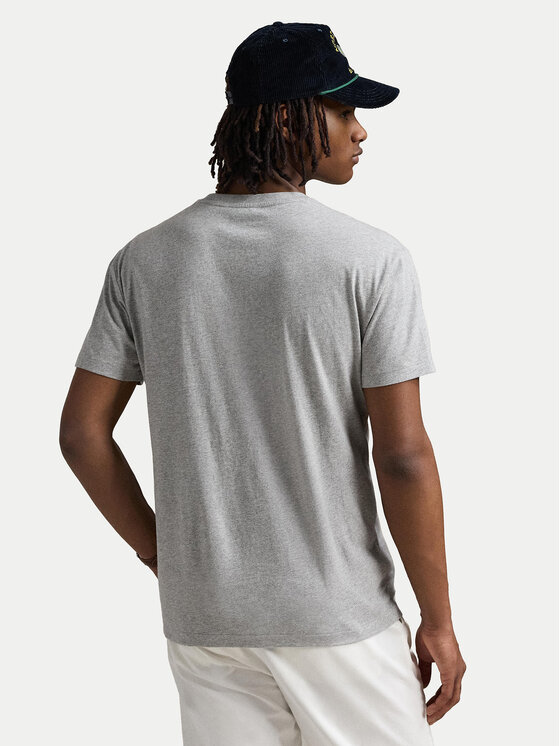 Polo Ralph Lauren Polo Ralph Lauren Marškinėliai 710973137002 Pilka Slim Fit