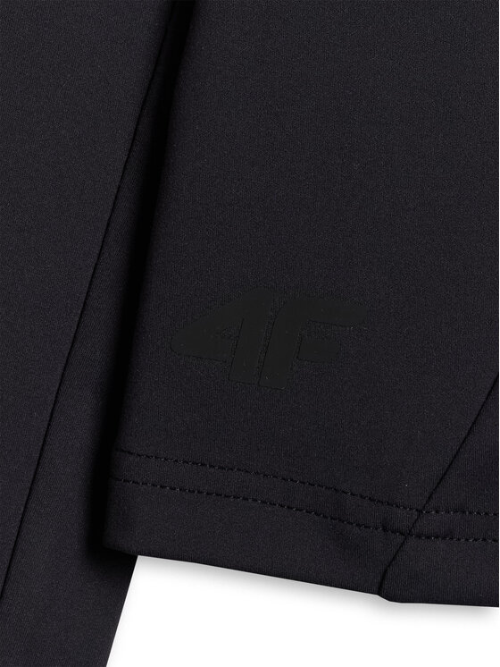 4F 4F Bluza BASIC+ Czarny Slim Fit