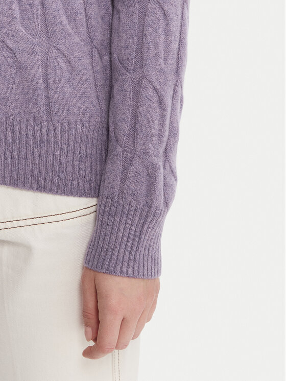 Tommy Hilfiger Tommy Hilfiger Megztinis WW0WW43586 Violetinė Regular Fit