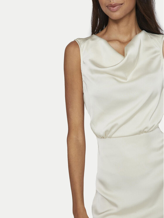 Vila Vila Coctailkleid Ravenna 14094685 Beige Regular Fit