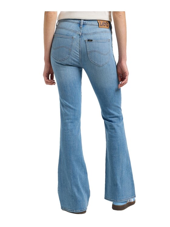 Lee Lee Jeansy Breese Niebieski Wide Leg