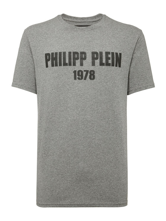 PHILIPP PLEIN PHILIPP PLEIN T-Shirt 21021 Šedá Regular Fit