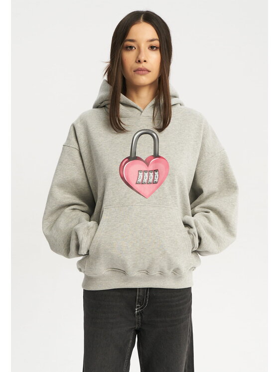 2005 2005 Bluza Charm Szary Oversize