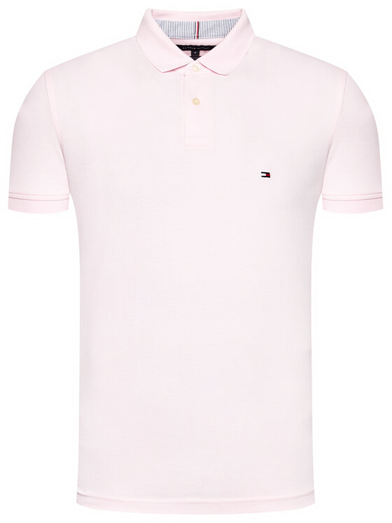 Tommy Hilfiger Tommy Hilfiger Polo marškinėliai 1985 MW0MW17770 Rožinė Regular Fit