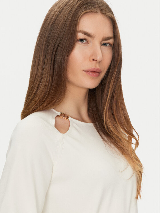 TWINSET TWINSET Džemper 251TP3490 Écru Loose Fit