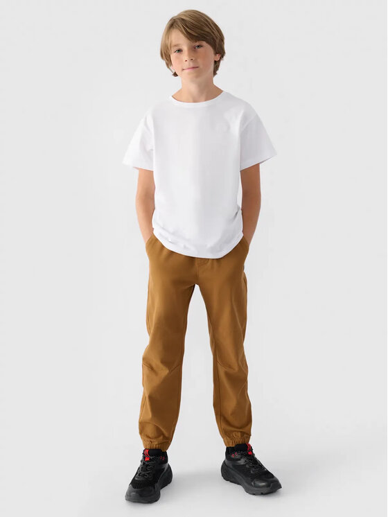 4F 4F T-shirt 4FJWMM00TTSHM2330-10S Bianco Standard Fit